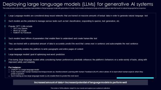 Deploying Large Language Models Exploring Rise Of Generative AI In Artificial Intelligence Download Pdf