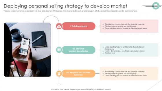 Deploying Personal Selling Implementing Product Diversification PPT Sample Strategy SS V Deploying Personal Selling Implementing Product Diversification PPT Sample Strategy SS V