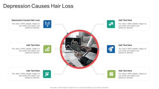 Depression Causes Hair Loss In Powerpoint And Google Slides Cpb