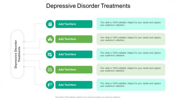 Depressive Disorder Treatments In Powerpoint And Google Slides Cpb