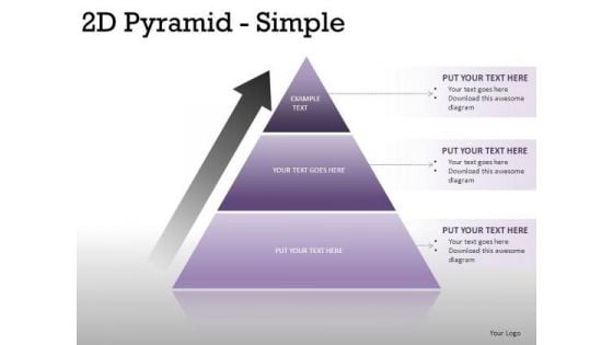 Design 2d Pyramid Simple PowerPoint Slides And Ppt Diagram Templates