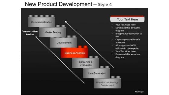 Design New Product Development 4 PowerPoint Slides And Ppt Diagram Templates