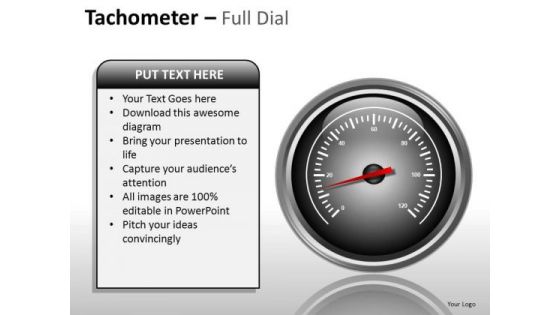 Design Tachometer Full Dial PowerPoint Slides And Ppt Diagram Templates