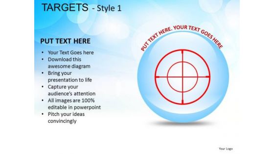 Design Targets 1 PowerPoint Slides And Ppt Diagram Templates