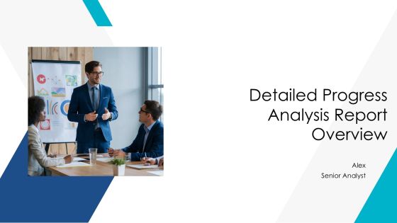 Detailed Progress Analysis Report Overview PPT Example AT