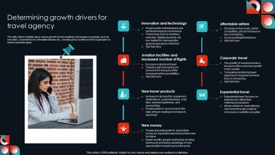 Determining Growth Drivers For Travel Agency Cultural Travel Agency Business Plan Topics Pdf