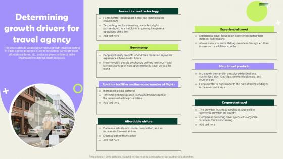 Determining Growth Drivers For Travel Agency Vacation Planning Business Infographics Pdf Determining Growth Drivers For Travel Agency Vacation Planning Business Infographics Pdf