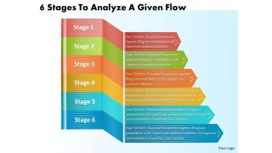 Develop Business Strategy 6 Stages To Analyze Given Flow Marketing Plan Ppt Slide