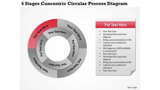 Develop Business Strategy Concentric Circular Process Diagram Ppt Marketing