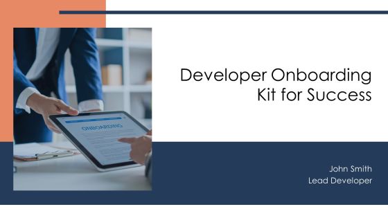 Developer Onboarding Kit For Success PPT Example AT