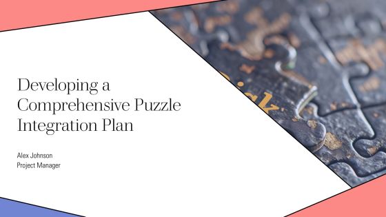 Developing A Comprehensive Puzzle Integration Plan PPT Sample AT