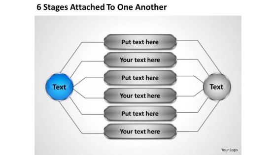 Developing Business Strategy 6 Stages Attached To One Another