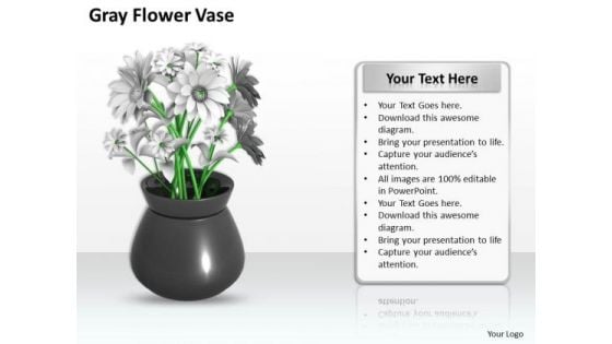 Developing Business Strategy Grey Flower Vase Icons Images