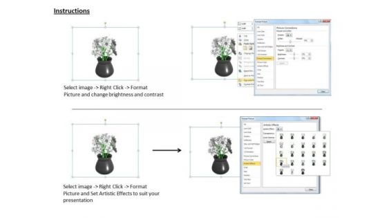 Developing Business Strategy Grey Flower Vase Icons Images