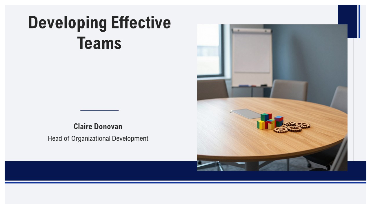 Developing Effective Teams PPT Mockup VM