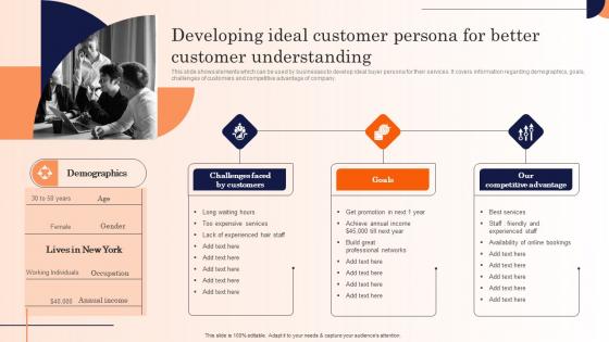 Developing Ideal Customer Persona For Better Strategic Marketing Campaign Information Pdf