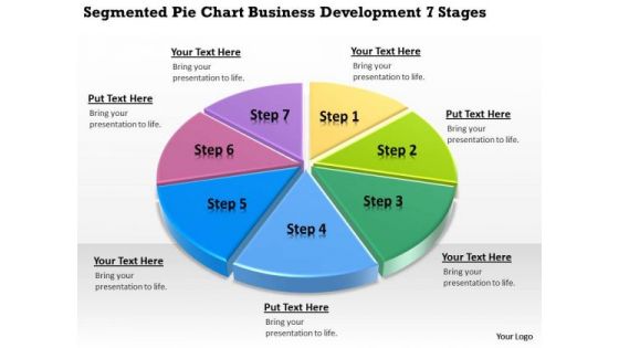 Development 7 Stages How To Write Business Plan For Small PowerPoint Templates