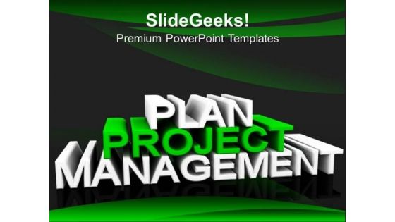 Development Of Project Management Plan PowerPoint Templates Ppt Backgrounds For Slides 0413