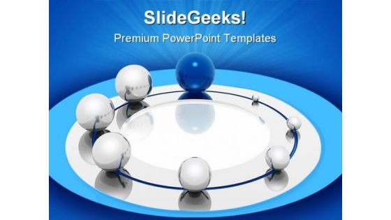 Development Ring Leadership PowerPoint Templates And PowerPoint Backgrounds 0311