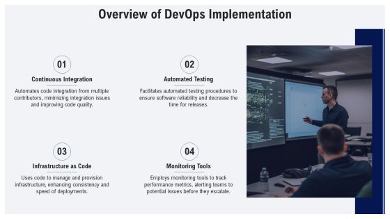 Devops Implementation Tools And Technologies PPT Outline AT Slide04