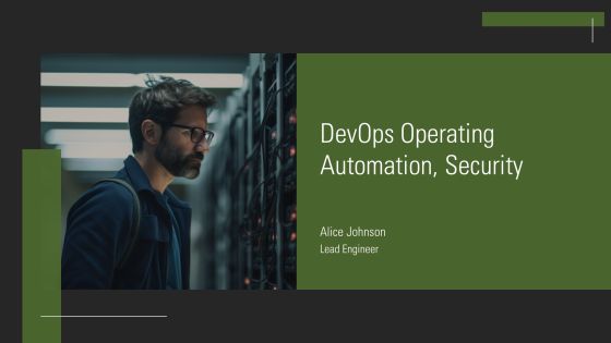 Devops Operating Automation Security PPT Structure AT