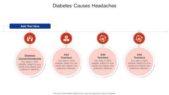 Diabetes Causes Headaches In Powerpoint And Google Slides Cpb