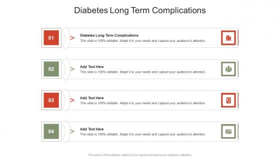 Diabetes Long Term Complications In Powerpoint And Google Slides Cpb