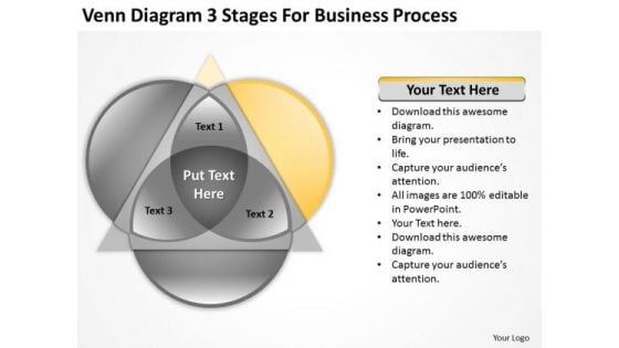 Diagram 3 Stages For Business Process Ppt Plans Templates PowerPoint
