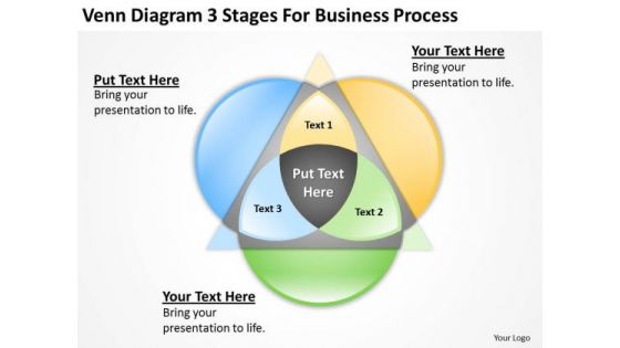 Diagram 3 Stages For Business Process Ppt Small Marketing Plan PowerPoint Templates