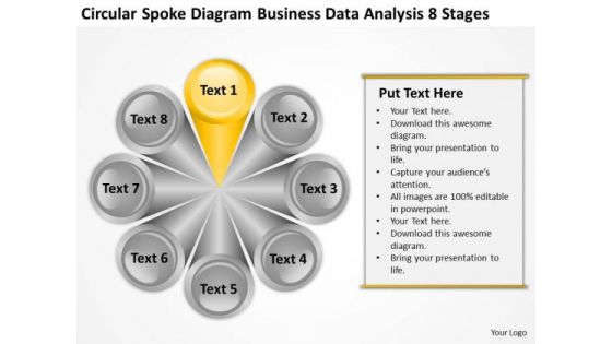 Diagram Business Data Analysis 8 Stages Ppt For Plan PowerPoint Templates