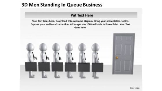 Diagram Business Process 3d Men Standing Queue PowerPoint Slides Diagram Business Process 3d Men Standing Queue PowerPoint Slides