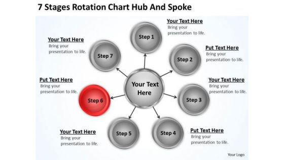 Diagram Business Process Chart Hub And Spoke Ppt PowerPoint Templates Backgrounds For Slides