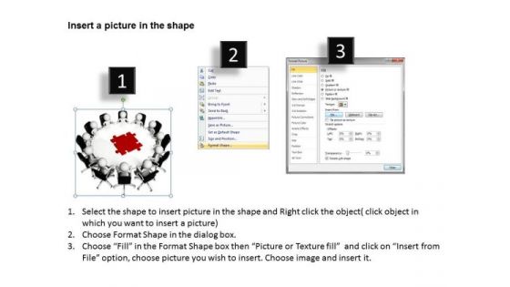 Diagram Business Process Puzzle Pieces PowerPoint Templates Download Slides