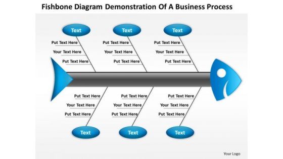 Diagram Demonstration Of Business PowerPoint Theme Process Radial Templates