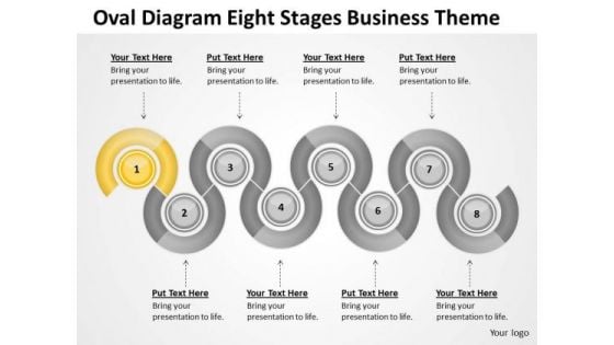 Diagram Eight Stages Business Theme Ppt How To Write Plan For Free PowerPoint Slides