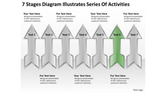 Diagram Illustrates Series Of Activities Designing Business Plan PowerPoint Templates