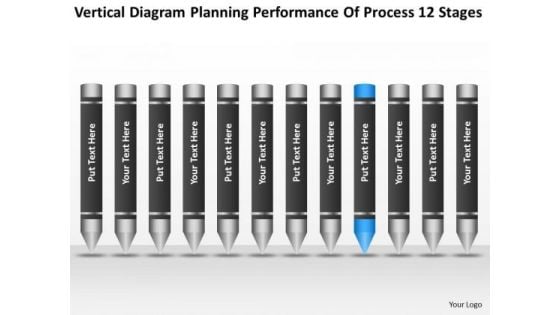 Diagram Planning Performance Of Process 12 Stages Ppt Business Writer PowerPoint Templates