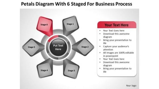 Diagram With 6 Staged For Business Process Ppt Start Up Plan Example PowerPoint Slides