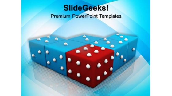 Dice Business PowerPoint Templates And PowerPoint Themes 0912