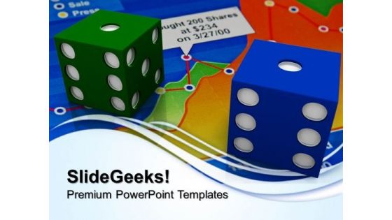Dices On Financial Report Business PowerPoint Templates And PowerPoint Themes 0612 Dices On Financial Report Business PowerPoint Templates And PowerPoint Themes 0612