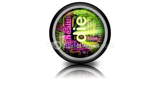 Diet Word PowerPoint Icon Cc Diet Word PowerPoint Icon Cc