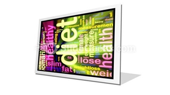Diet Word PowerPoint Icon F Diet Word PowerPoint Icon F