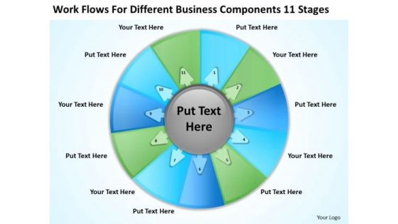 Different Business Components 11 Stages Ppt Plan PowerPoint Slides