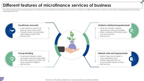 Different Features Of Microfinance Services Of Business Complete Guide To Microfinance Fin SS V