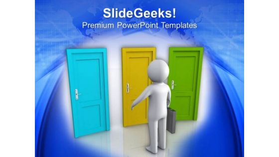 Different Opportunities Choice Concept PowerPoint Templates Ppt Backgrounds For Slides 0413