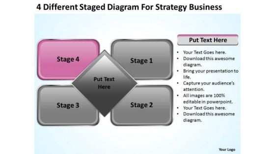 Different Staged Diagram For Strategy Business Ppt Plan Writing PowerPoint Slides