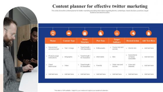 Digital Advertising Using Twitter Content Planner For Effective Twitter Marketing Introduction Pdf