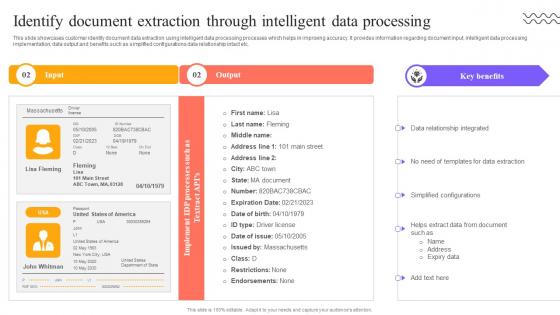 Digital Approach To Client Identify Document Extraction Through Intelligent Data Processing