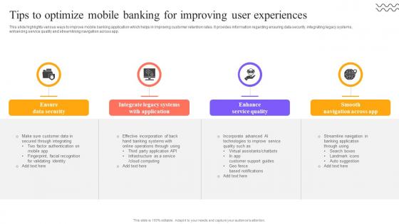 Digital Approach To Client Tips To Optimize Mobile Banking For Improving User Experiences Digital Approach To Client Tips To Optimize Mobile Banking For Improving User Experiences