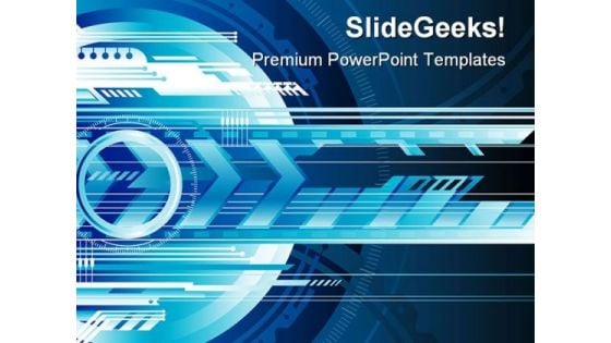 Digital Background Technology PowerPoint Templates And PowerPoint Backgrounds 0611